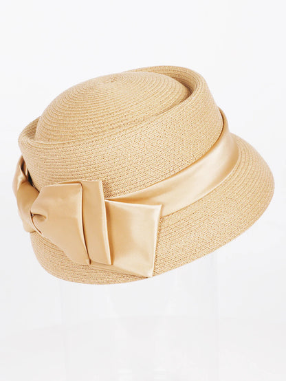 Chapéu Fedora Palha Estilo Francês – Elegância Verão