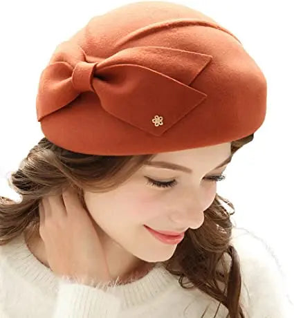Boina Francesa de Lã Pura – Elegância Vintage