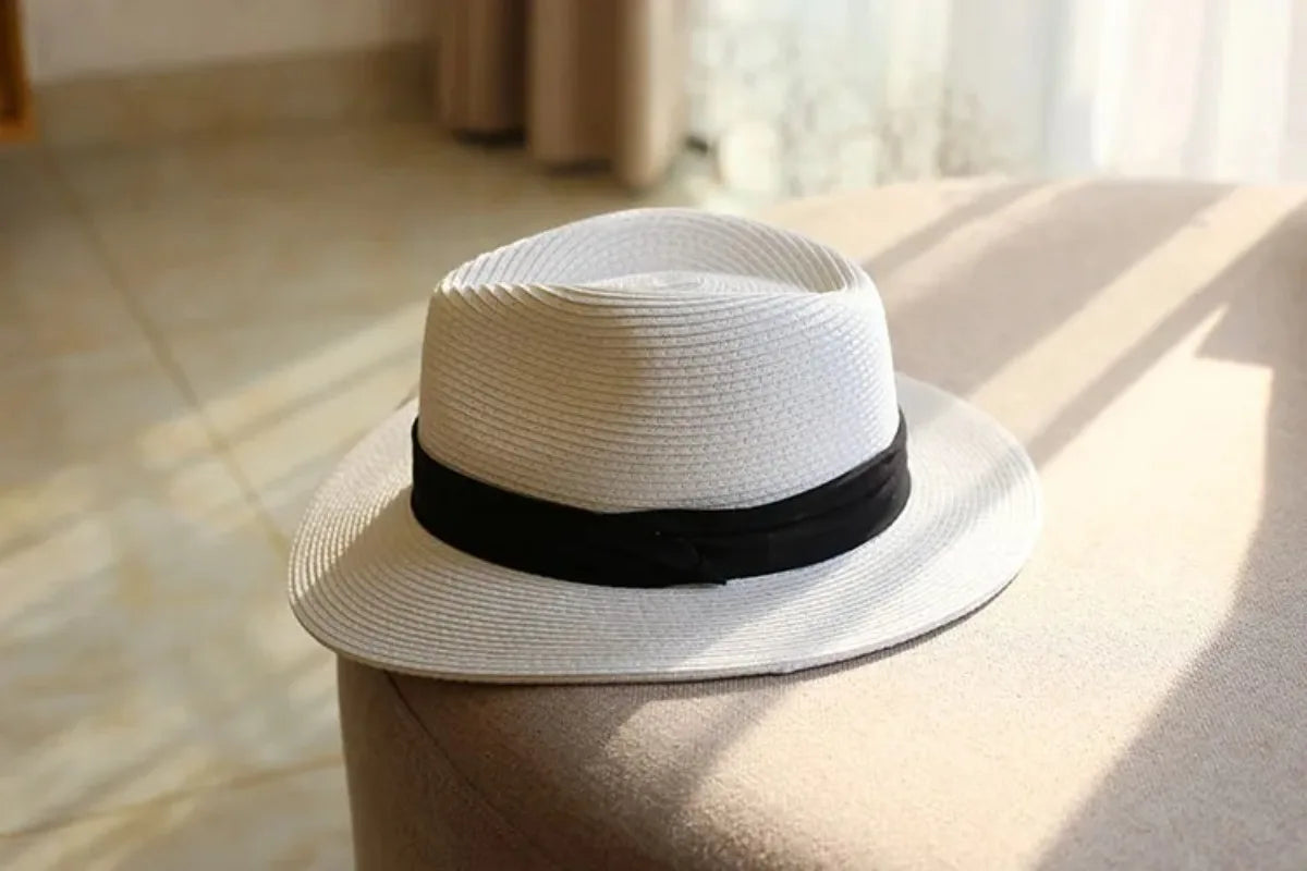 Large Woven Straw Hat XL up to 63cm