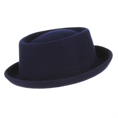 Premium Pork Pie Hat in 100% Pure Wool – Timeless Elegance