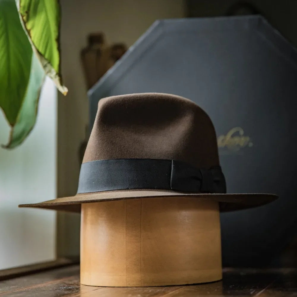 Chapéu Fedora de Lã Luxo – Estilo Francês Atemporal