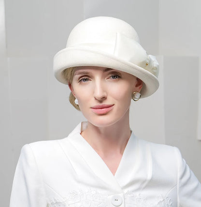 Fedora Top Hat Rolled Brim – Luxury Winter