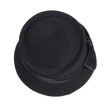 Chapéu Fedora Palha Estilo Francês – Elegância Verão