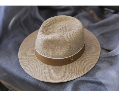 Chapéu Panamá Natural Moldável de Designer – Proteção UV Unissexo