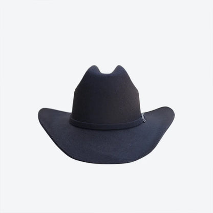 Chapéu Cowboy Lã 100% Aba Curva – Estilo Western Clássico