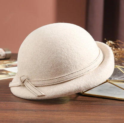 Chapéu Top Hat Britânico Aba Ondulada – Elegância Vintage