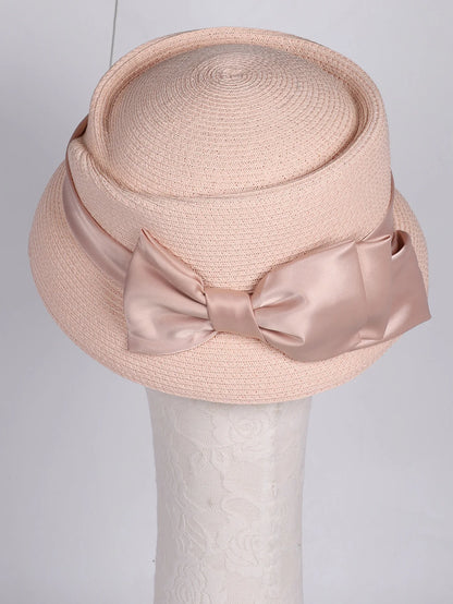 Chapéu Fedora Palha Estilo Francês – Elegância Verão