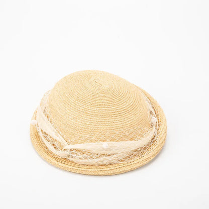 Chapéu Fötr em Ráfia 100% Natural Estilo Francês