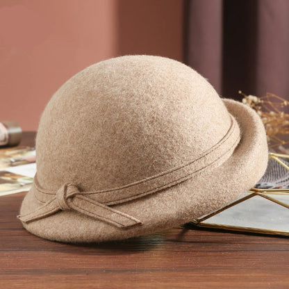 Chapéu Top Hat Britânico Aba Ondulada – Elegância Vintage