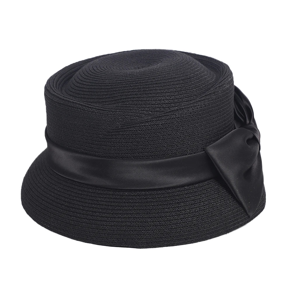 Chapéu Fedora Palha Estilo Francês – Elegância Verão