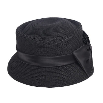 Chapéu Fedora Palha Estilo Francês – Elegância Verão