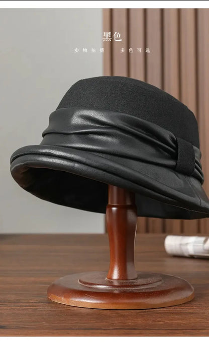 Fedora de Lã Pura com Forro Polar – Conforto e Elegância