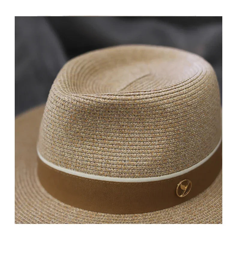 Chapéu Panamá Natural de Palha Moldável