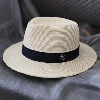 Chapéu Panamá Natural Moldável de Designer – Proteção UV Unissexo