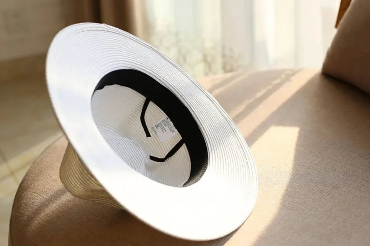 Large Woven Straw Hat XL up to 63cm