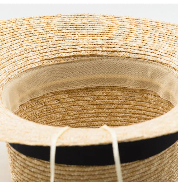 Chapéu de Sol de Palha UPF50+ Aba Larga – Dobrável Feminino