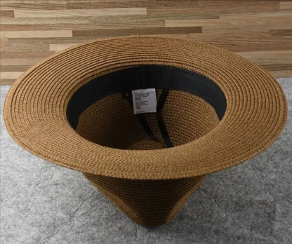 Large Woven Straw Hat XL up to 63cm