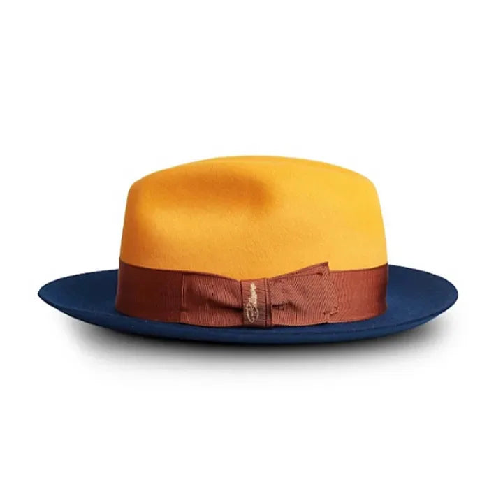 Fedora Retro de Lã Pura com Nó – Estilo Jazz Europeu