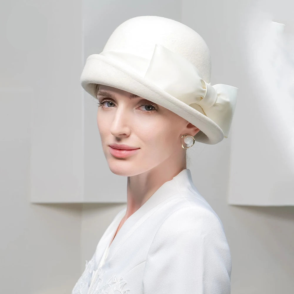 Fedora Top Hat Rolled Brim – Luxury Winter