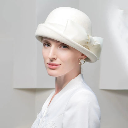 Fedora Top Hat Rolled Brim – Luxury Winter