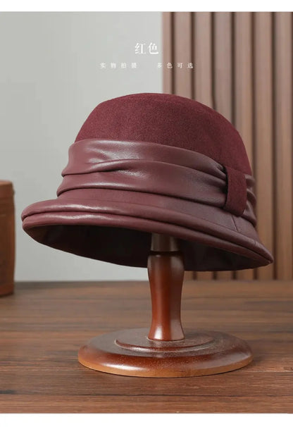 Fedora de Lã Pura com Forro Polar – Conforto e Elegância