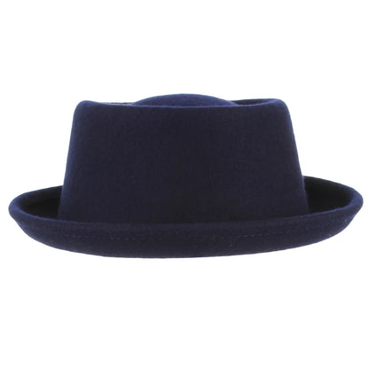Premium Pork Pie Hat in 100% Pure Wool – Timeless Elegance