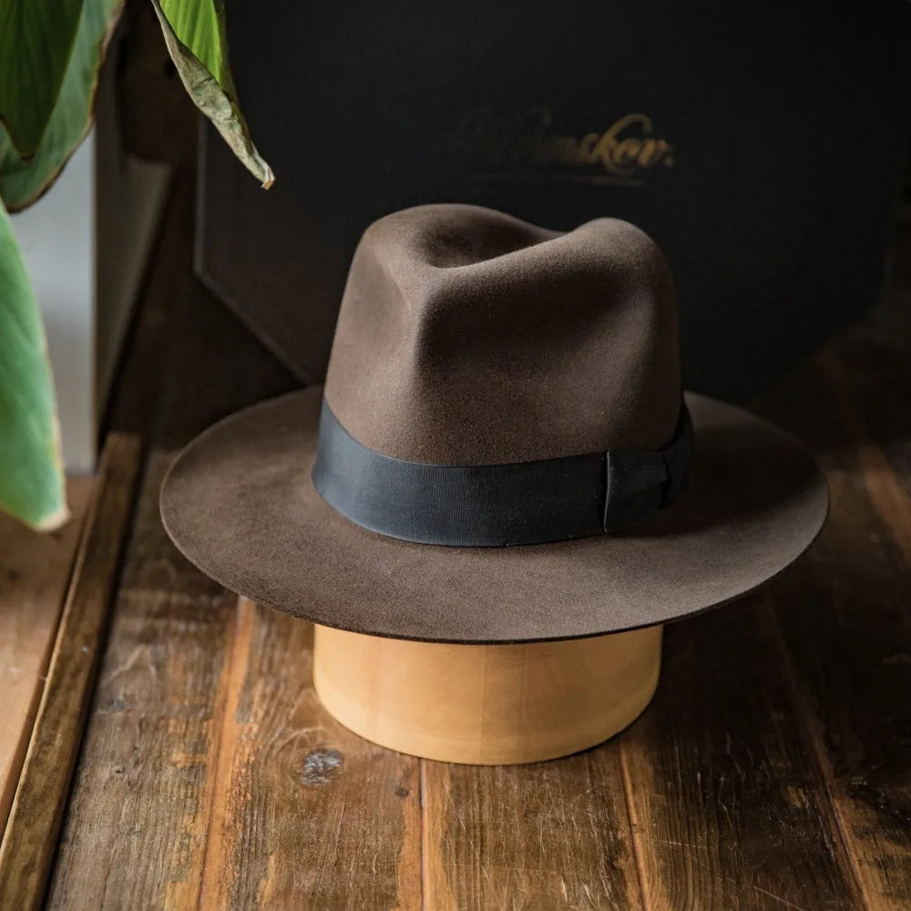 Chapéu Fedora de Lã Luxo – Estilo Francês Atemporal
