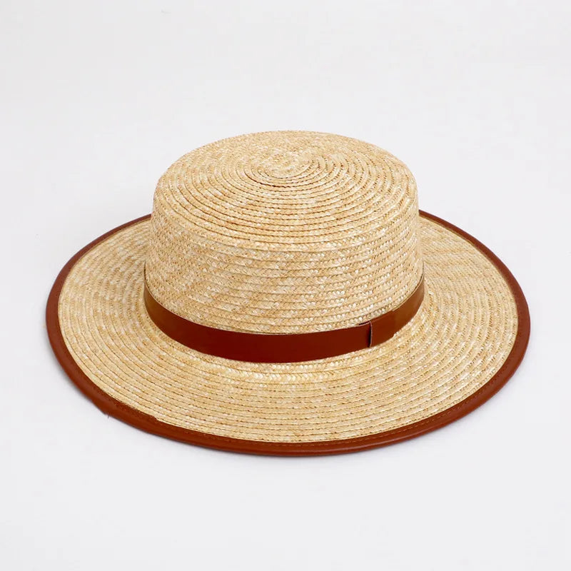 Chapéu de Sol de Palha UPF50+ Aba Larga – Dobrável Feminino