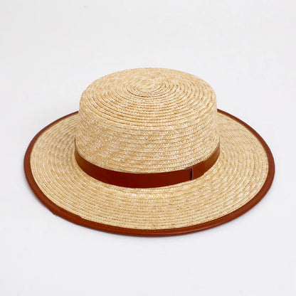 Chapéu de Sol de Palha UPF50+ Aba Larga – Dobrável Feminino