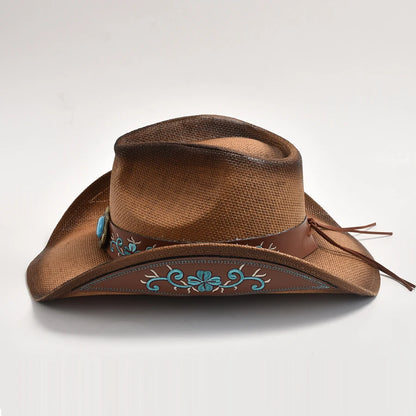 Chapéu de Palha Western Vintage — Unissexo