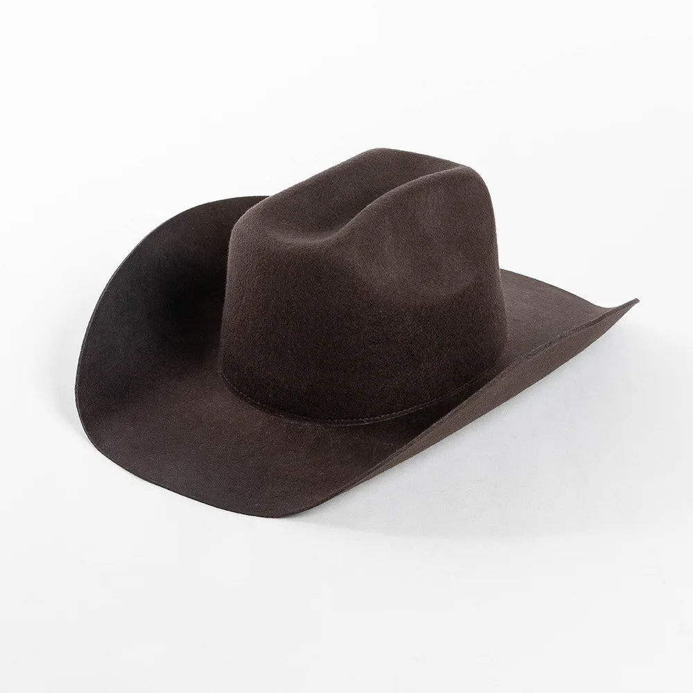 Rolled Brim Jazz Cowboy Hat – Modern Casual Style