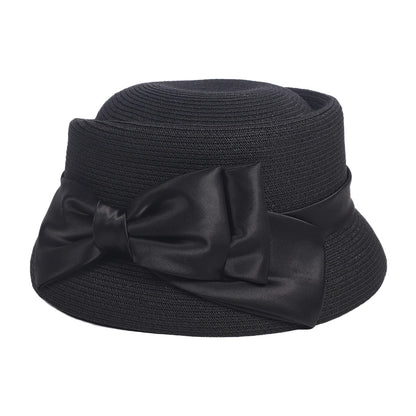 Chapéu Fedora Palha Estilo Francês – Elegância Verão