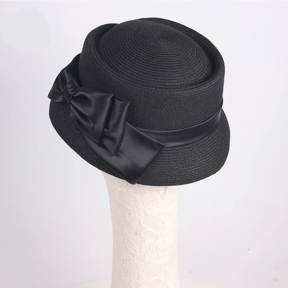 Chapéu Fedora Palha Estilo Francês – Elegância Verão