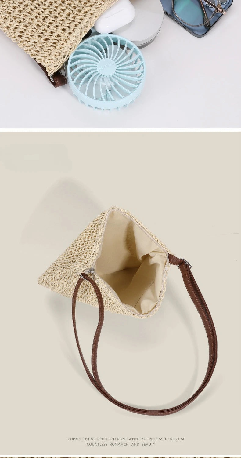 Chapéu de Palha Coreano com Viseira – Estilo Pescador Feminino Verão