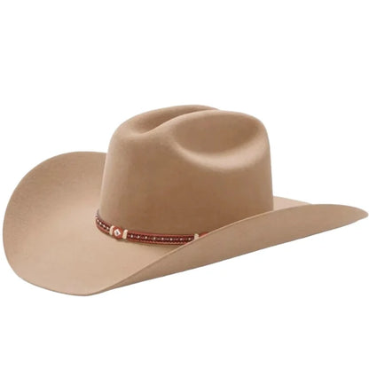 100% Wool Western Cowboy Hat Wide Brim – Unisex Elegance
