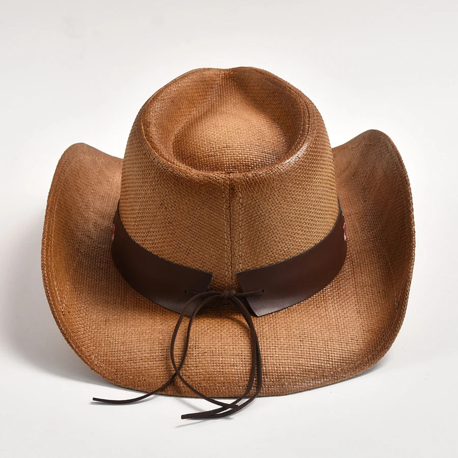 Chapéu de Palha Western Vintage — Unissexo