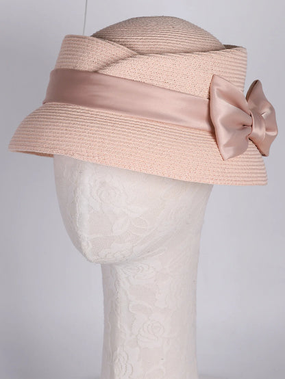 Chapéu Fedora Palha Estilo Francês – Elegância Verão