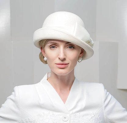 Fedora Top Hat Rolled Brim – Luxury Winter