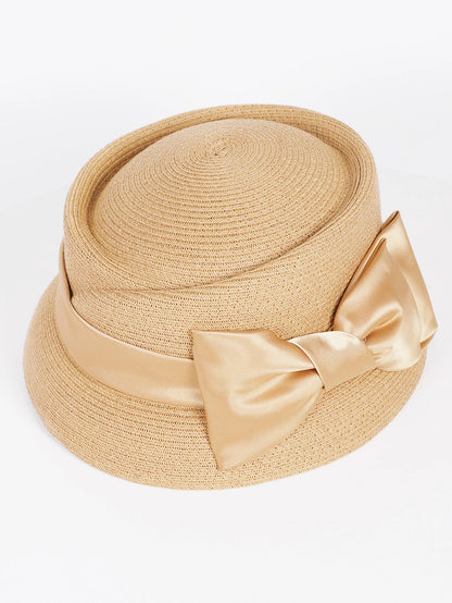 Chapéu Fedora Palha Estilo Francês – Elegância Verão