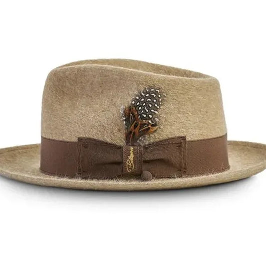 Retro pure wool jazz fedora hat – European style elegant unisex hat