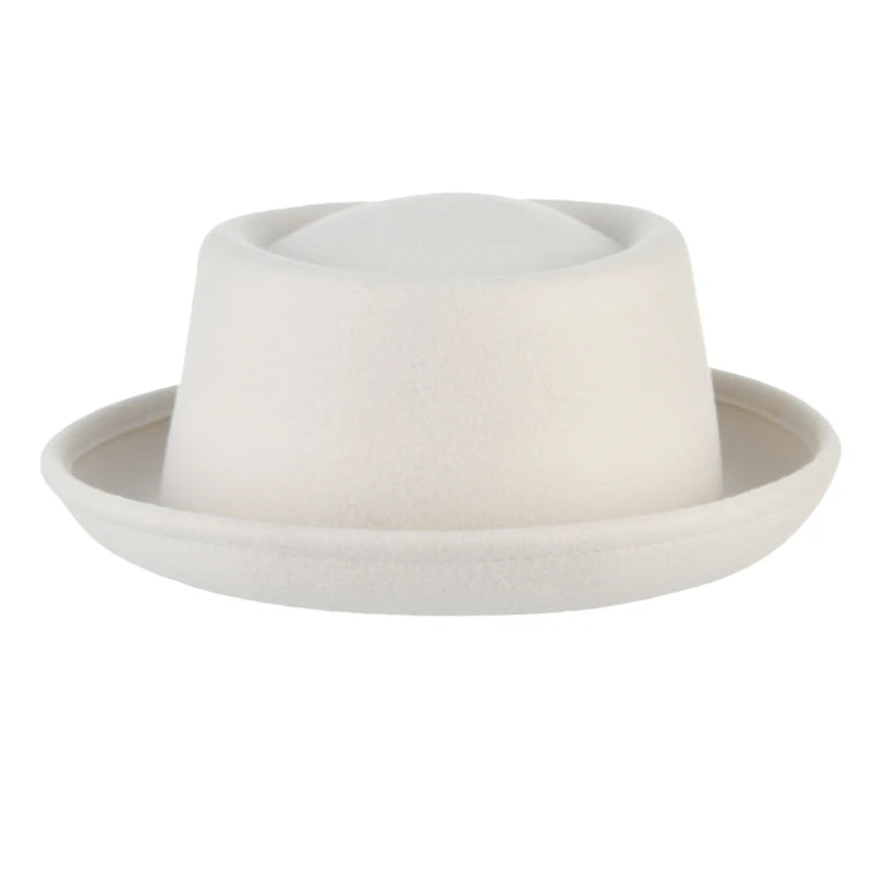 Premium Pork Pie Hat in 100% Pure Wool – Timeless Elegance