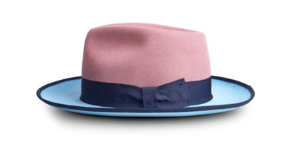 Fedora Retro de Lã Pura com Nó – Estilo Jazz Europeu