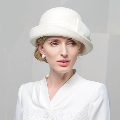 Fedora Top Hat Rolled Brim – Luxury Winter