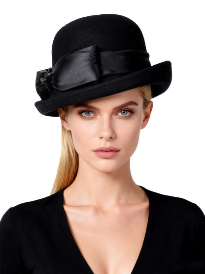 Fedora Top Hat Rolled Brim – Luxury Winter