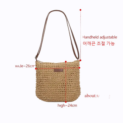 Chapéu de Palha Coreano com Viseira – Estilo Pescador Feminino Verão