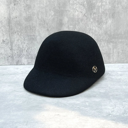 100% wool British derby hat – versatile vintage newsboy bowler design for women