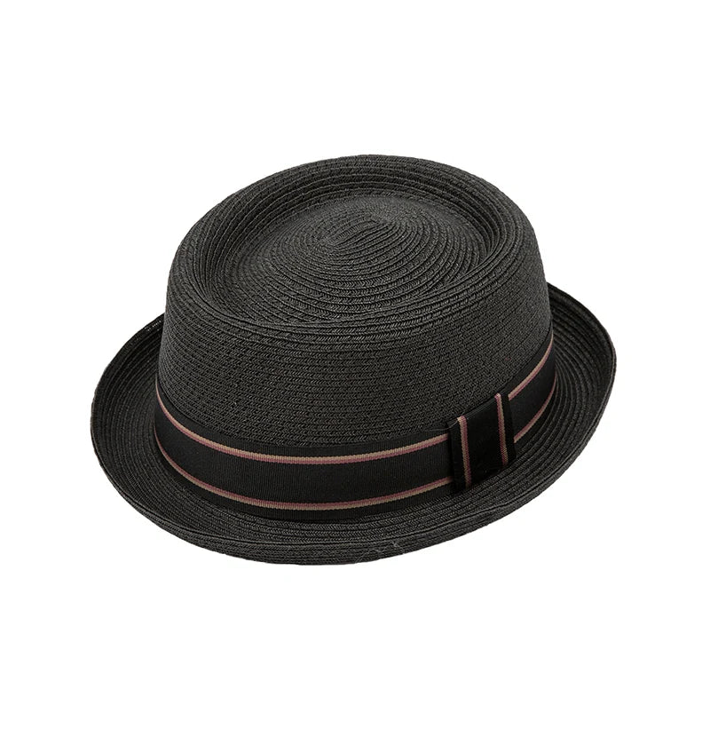 Chapéu Pork Pie Estilo Jazz e Cowboy
