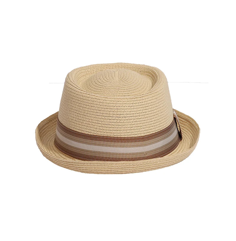 Chapéu Pork Pie Estilo Jazz e Cowboy