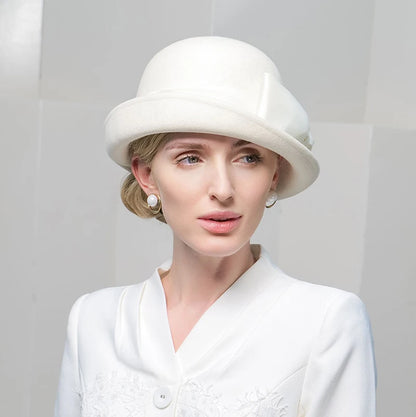 Fedora Top Hat Rolled Brim – Luxury Winter