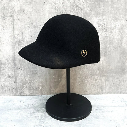 Chapéu Derby Lã 100% Estilo Britânico – Versátil Vintage